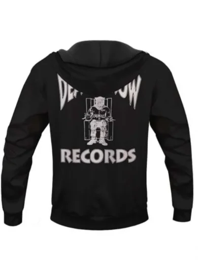 Snoop Dogg Death Row Records Logo Black Hoodie
