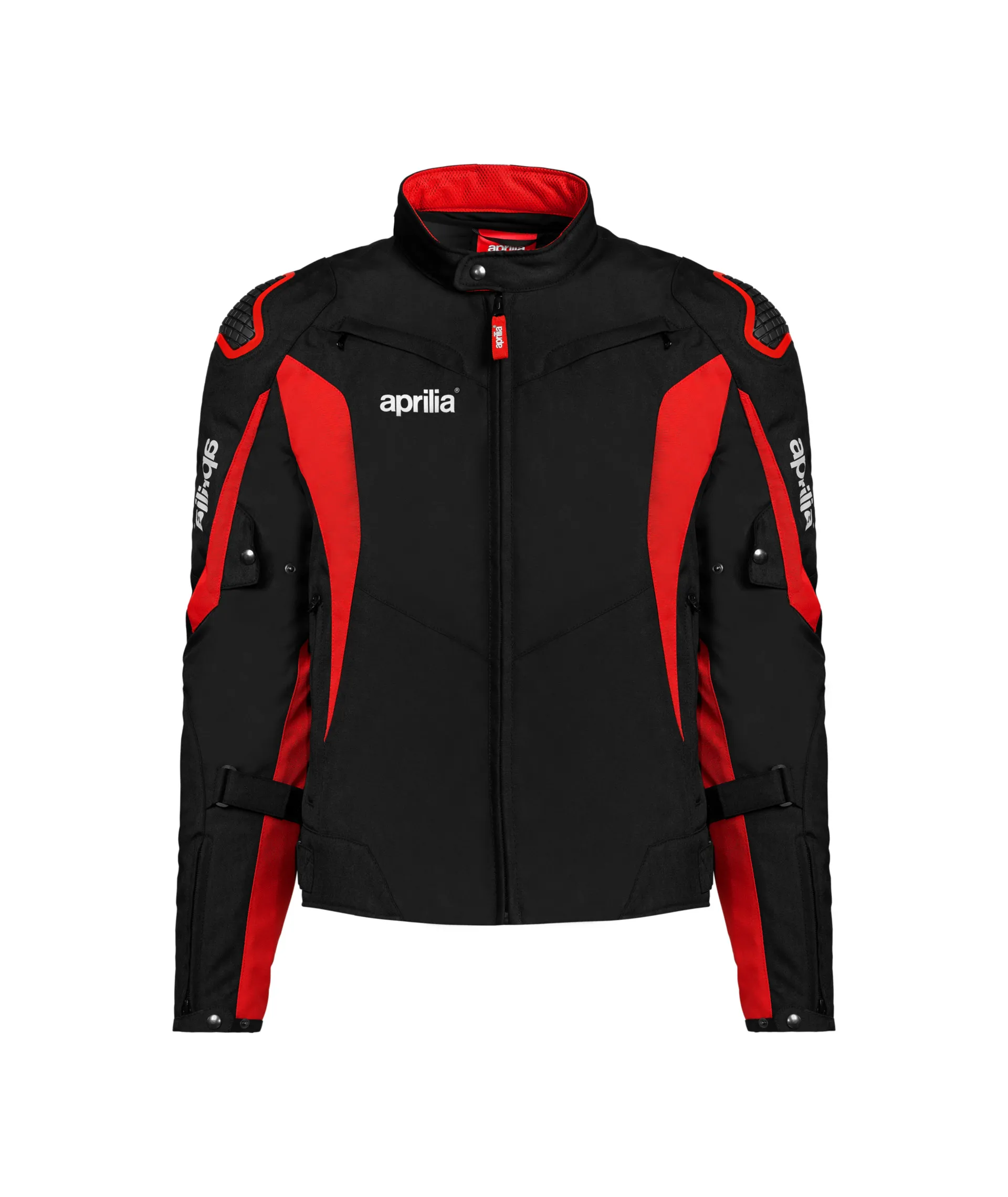 Aprilia Black Leather Motorcycle Racing Jacket