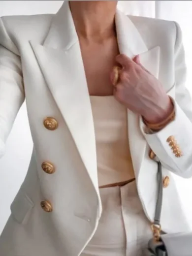 Aline Val’rie Lemercier White Blazer