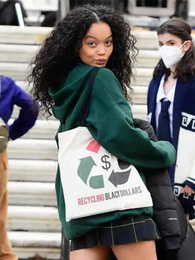 Gossip Girl Zoya Lott Green Hoodie