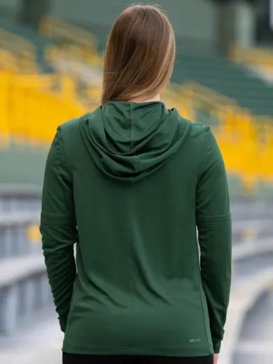 Green Bay Packers Nike Sideline Womens Hoodie