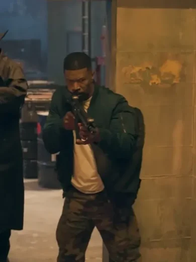 Day Shift Jamie Foxx Green Jacket