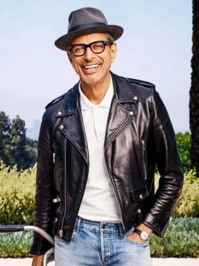 Jurassic World Dominion Jeff Goldblum Biker Jacket
