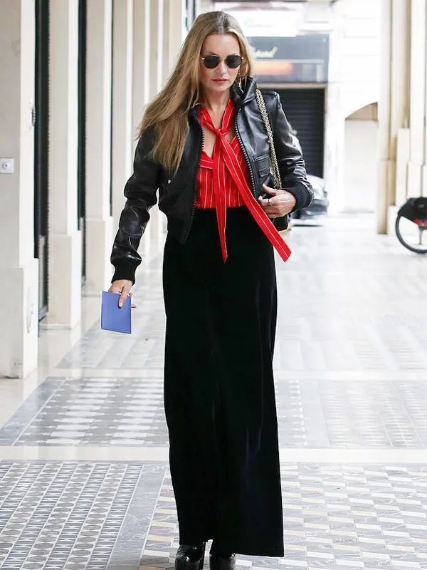 Kate Moss Cropped Leather Jacket