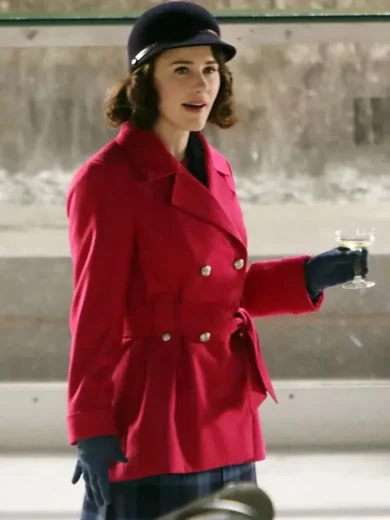 The Marvelous Mrs. Maisel Miriam Red Belted Coat