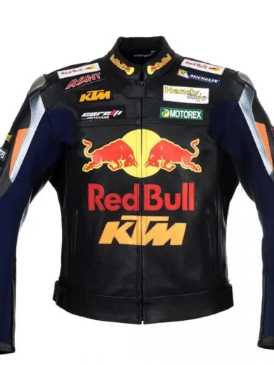 KTM Red Bull Motorcycle Racing Leather Jacket