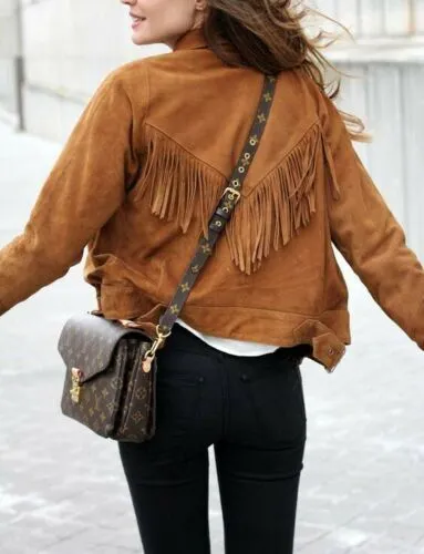 Women’s Western Suede Leather Jacket