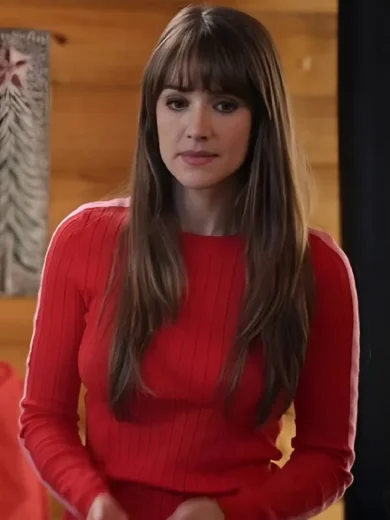 The Spirit of Christmas Station Alexandra Harris Red Sweater