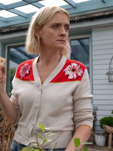 Bad Sisters S2 Anne Duff Floral Cardigan