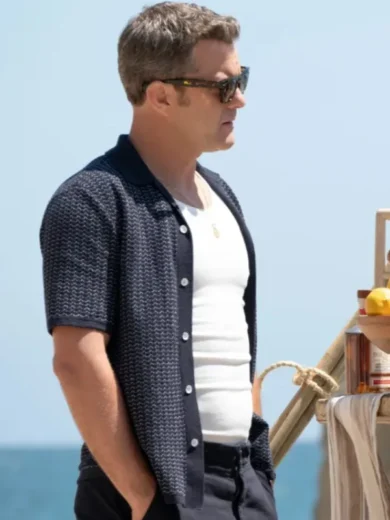 Doctor Odyssey 2024 Joshua Jackson Jacquard Shirt