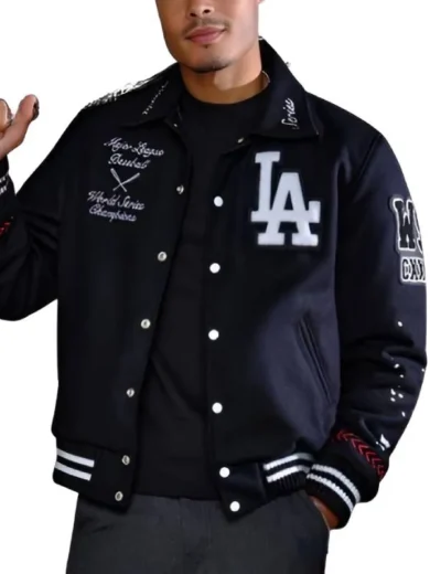 Dodgers 2025 WS Champions Varsity Jacket