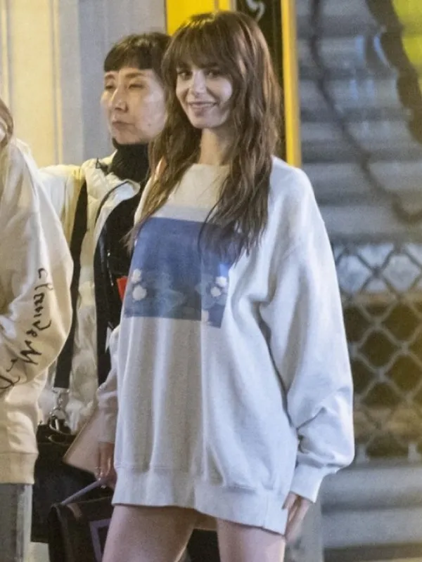 Emily In Paris S4 Lily Collins Sweatshirt