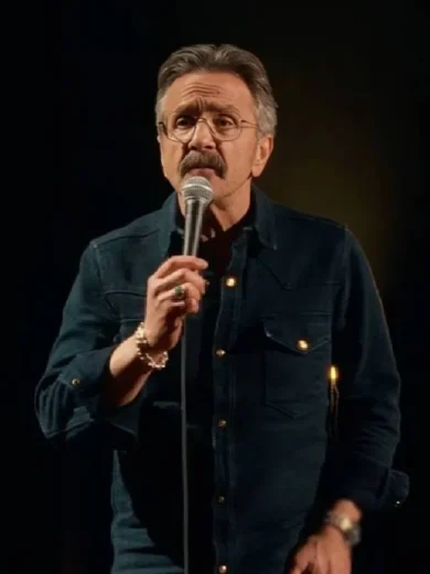 Marc Maron Panicked 2025 Black Shirt