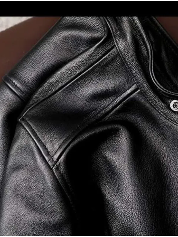 Men’s Real Leather Biker Jacket