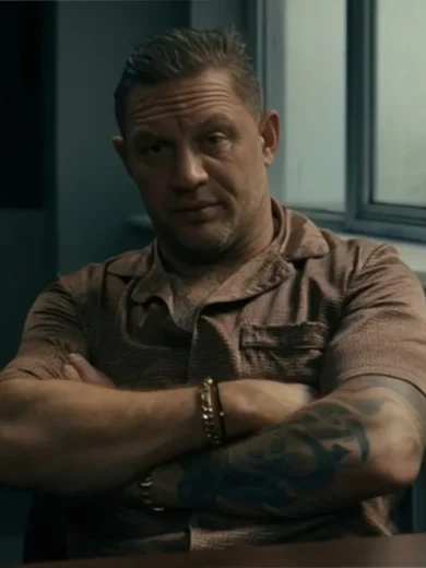 MobLand 2025 Tom Hardy Brown Shirt