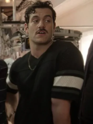 Only Murders in the Building S5 Evan Mulrooney Football Jersey Sweater