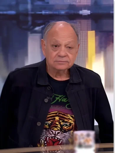 The View 2025 Cheech Marin Black Tiger Print T-Shirt