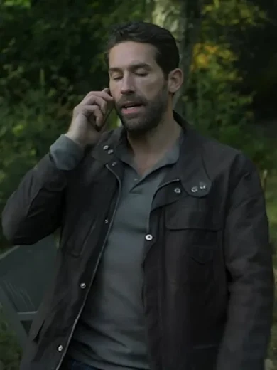 Take Cover 2024 Scott Adkins Purple Jacket