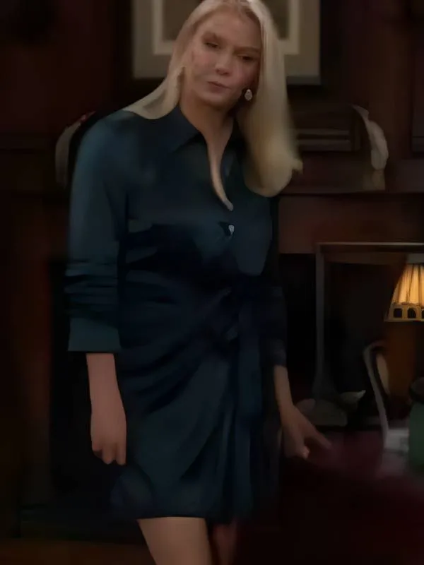 The Bold and the Beautiful 2025 Katherine Lang Green Mini Dress