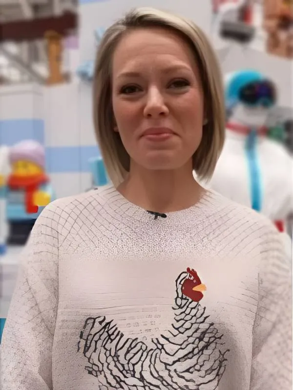 The Today Show 2025 Dylan Dreyer Chicken Sweater