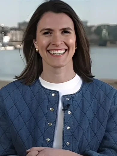 The Today Show 2025 Molly Hunter Denim Quilted Jacket