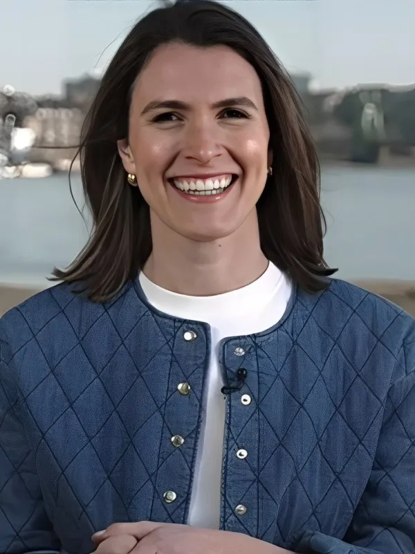 The Today Show 2025 Molly Hunter Denim Quilted Jacket