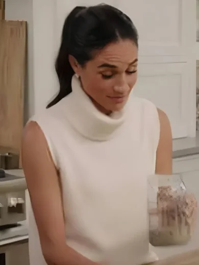 With Love Meghan S2 Meghan Markle White Vest