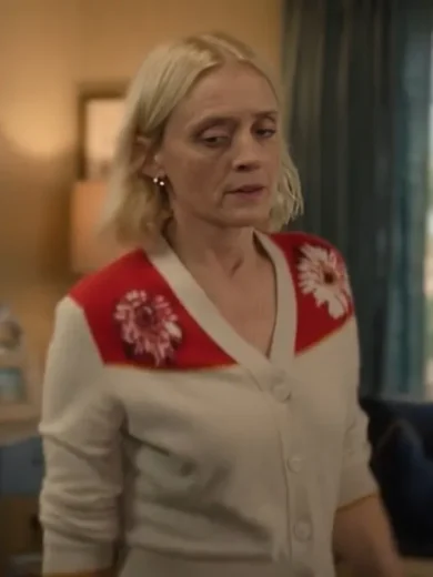 Bad Sisters S2 Anne Duff Floral Cardigan
