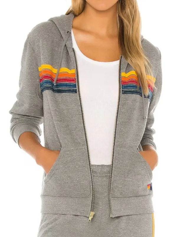 Brilliant Minds Ashleigh LaThrop Striped Hoodie