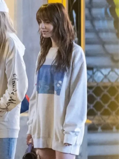 Emily In Paris S4 Lily Collins Sweatshirt