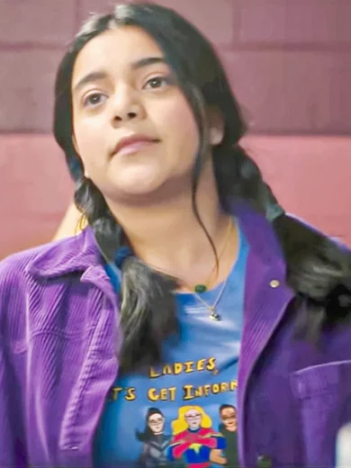 Ms. Marvel Kamala Khan Purple Jacket