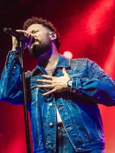 Milan Concert Calum Scott Denim Jacket