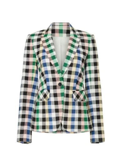 Selling the City Abigail Godfrey Check Blazer