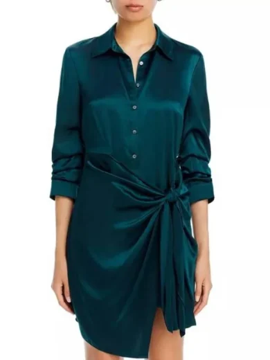 The Bold and the Beautiful 2025 Katherine Lang Green Mini Dress