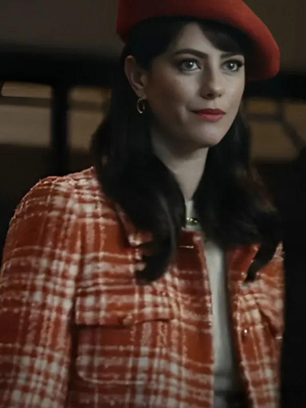 The Gentlemen 2024 Kaya Scodelario Plaid Coat