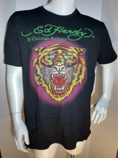The View 2025 Cheech Marin Black Tiger Print T-Shirt