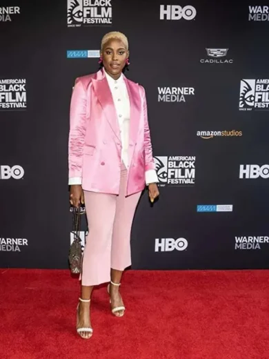 Harlem Jerrie Johnson Event Pink Blazer