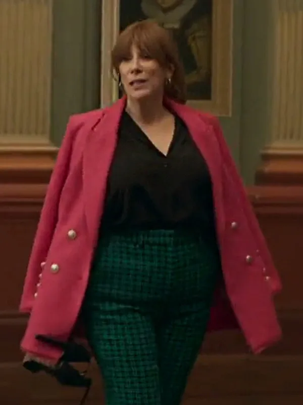 Queen Of Oz 2023 Catherine Tate Pink Blazer
