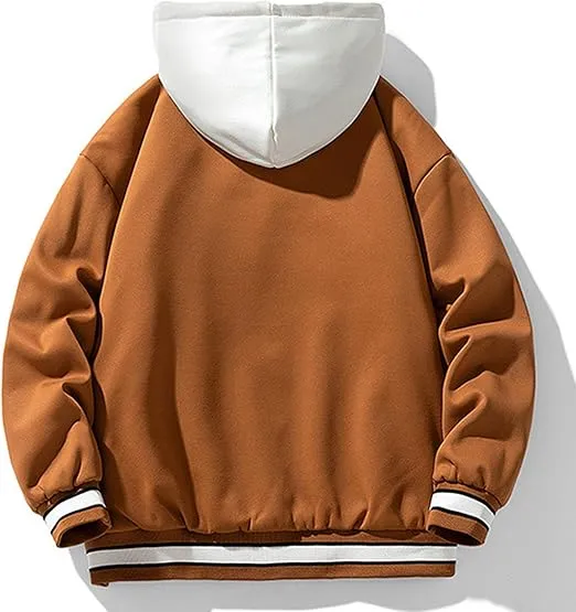 Men’s Colorblock Suede Varsity Jacket