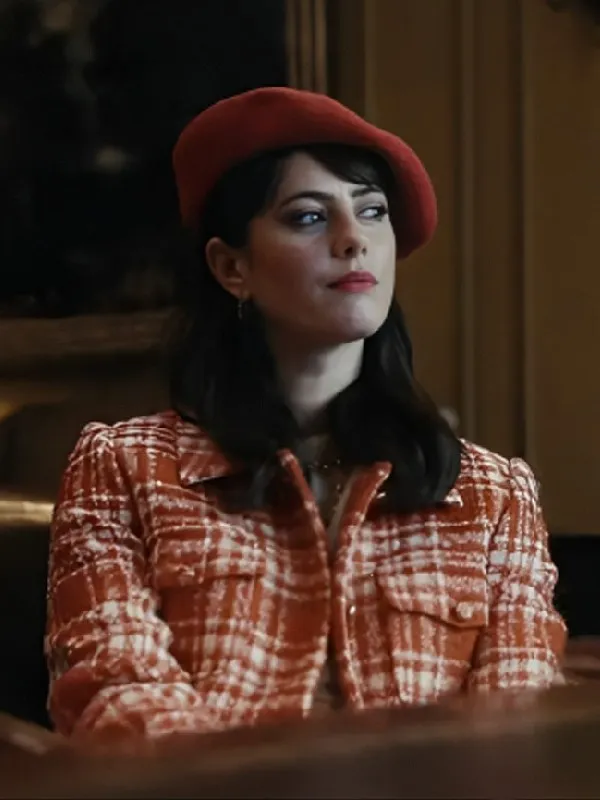 The Gentlemen 2024 Kaya Scodelario Plaid Coat