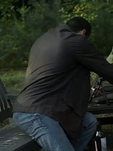 Take Cover 2024 Scott Adkins Purple Jacket