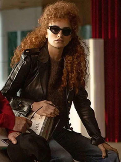 Penelope Cruz Official Competition Leather Jacket