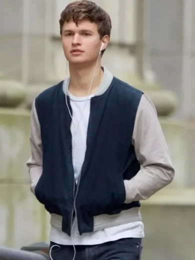 Ansel Elgort Baby Driver Bomber Jacket