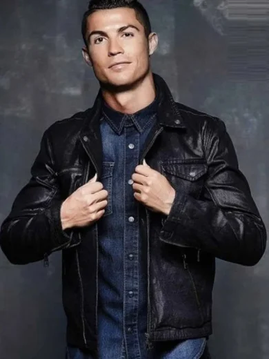 Cristiano Ronaldo Leather Jacket