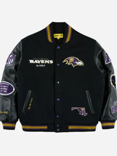 Golf Wang 2025 Ravens Letterman Jacket