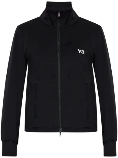 Y-3 zip-up logo sweatshirt