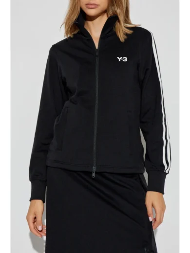 Y-3 zip-up logo sweatshirt