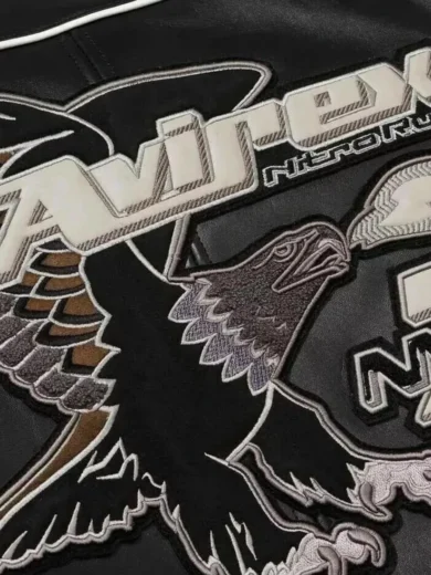 Avirex American Eagles Flight Aviator Leather Jacket