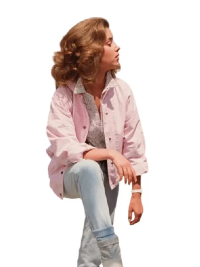 Back to the Future Part 1 Jennifer Parker Pink Jacket Costume