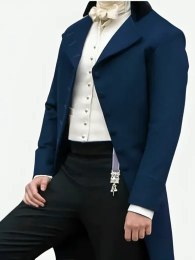 Bridgerton Colin Bridgerton Blue Tailcoat